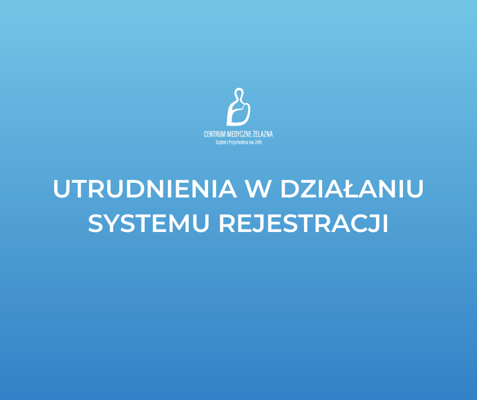 Awaria systemu informatycznego – utrudnienia w rejestracji
